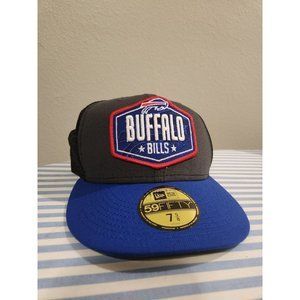 Buffalo Bills Fitted Hat 7 5/8 Blue Grey